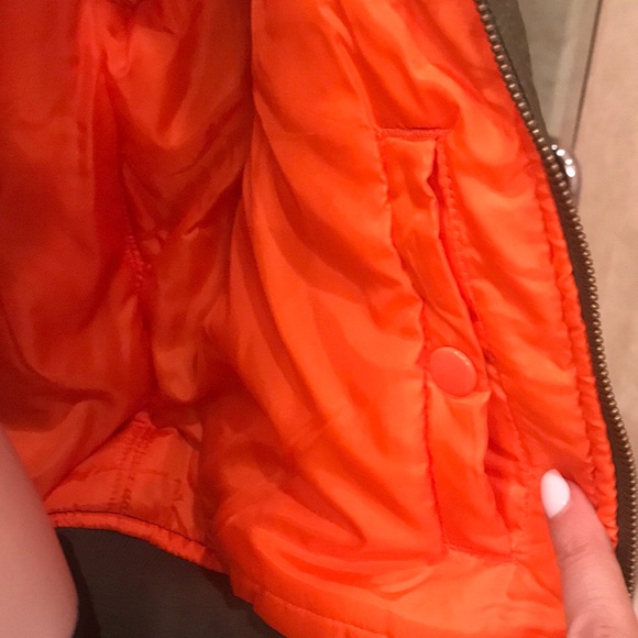 π₯HPπ₯BOMBER GREEN JACKET NWT - Picture 8 of 8